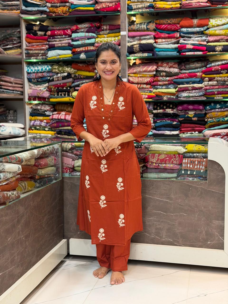 Shrisha Cord Set - Orange