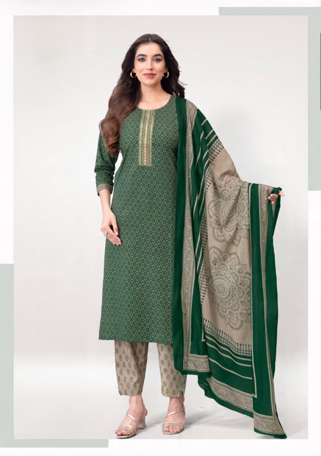 Premium soft cotton fabric Dress - Rama