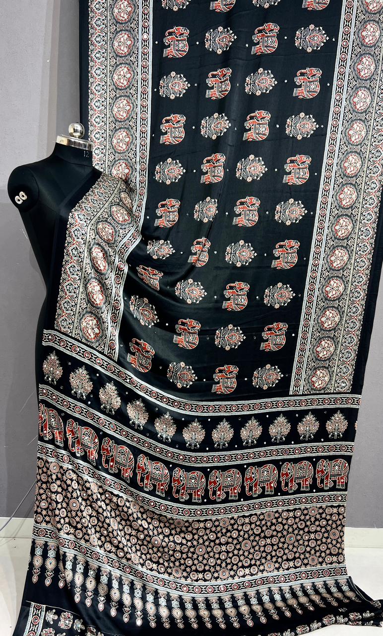 Gargi saree - Black