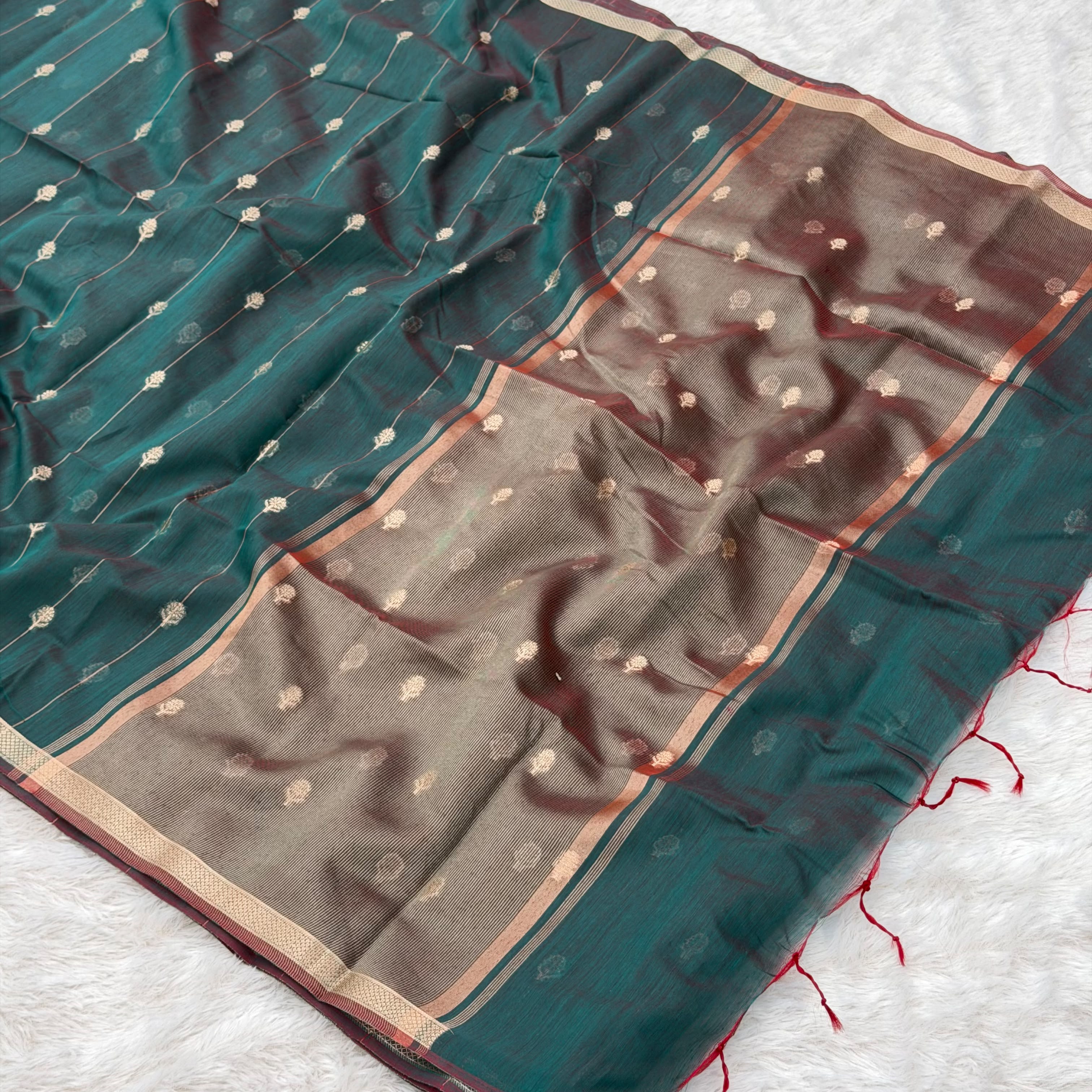 Semi maheshwari saree - Morpankhi