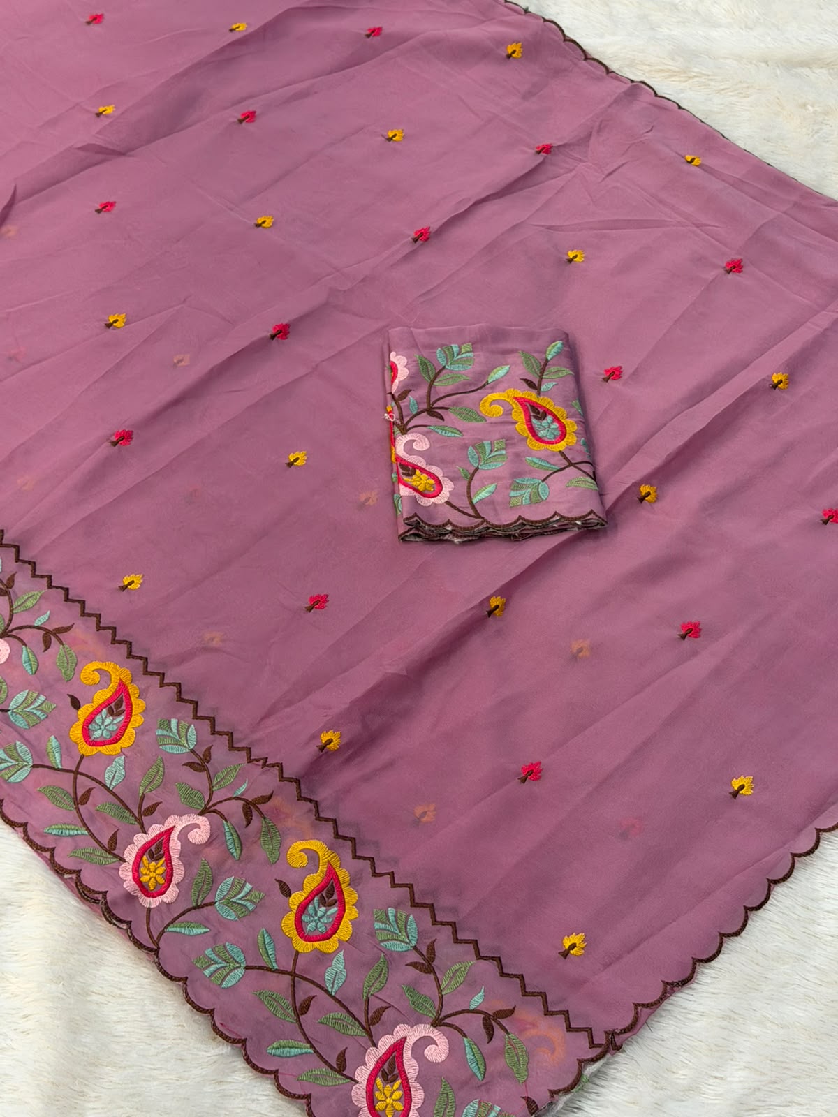 Star georgette designer saree
