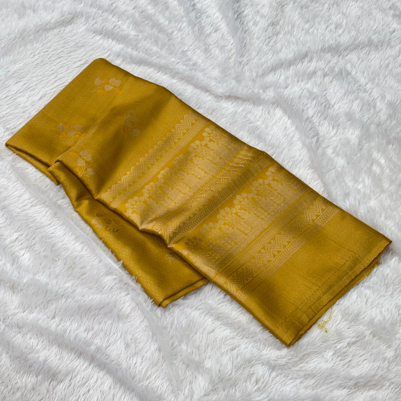 Tishu Muga Saree - Lemon  Yellow