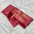 Tishu Muga Saree -  Pink