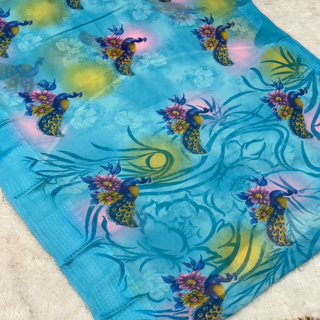 Morani Saree- Blue