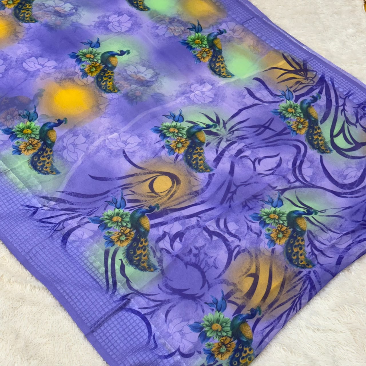 Morani Saree- Purple