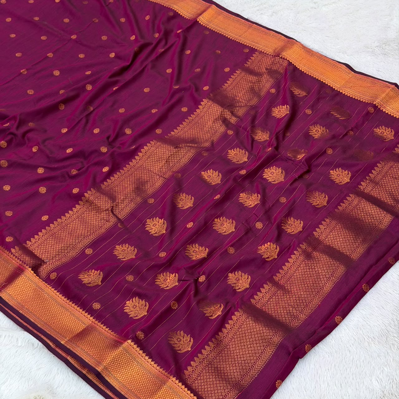 Maratha Paithani - Purple