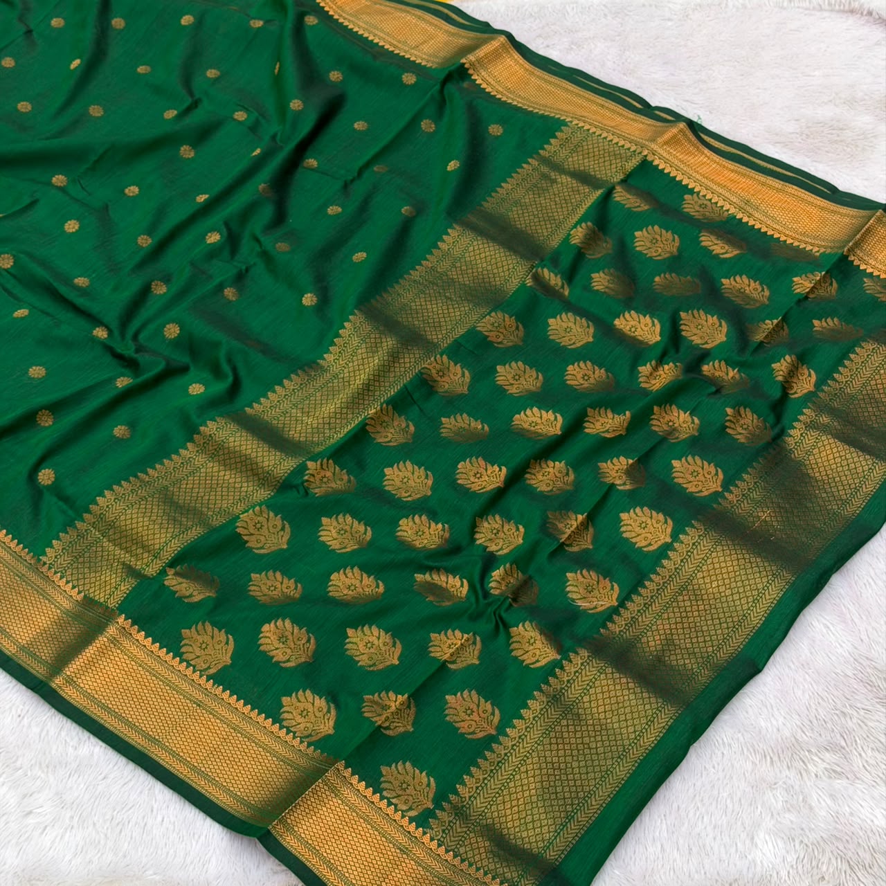 Maratha Paithani - Green