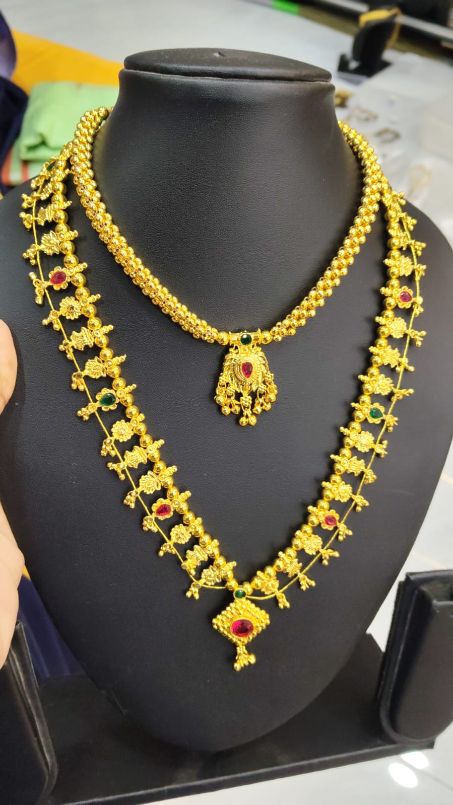 Haram  And Choker Necklace Set