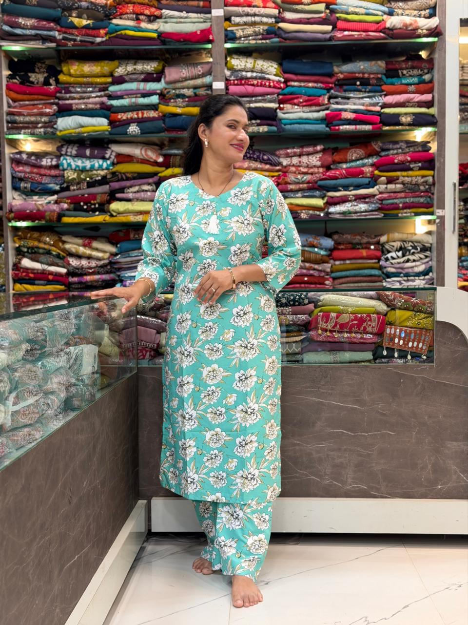 Cotton Co-Ord Set Offer2_RAMA GREEN