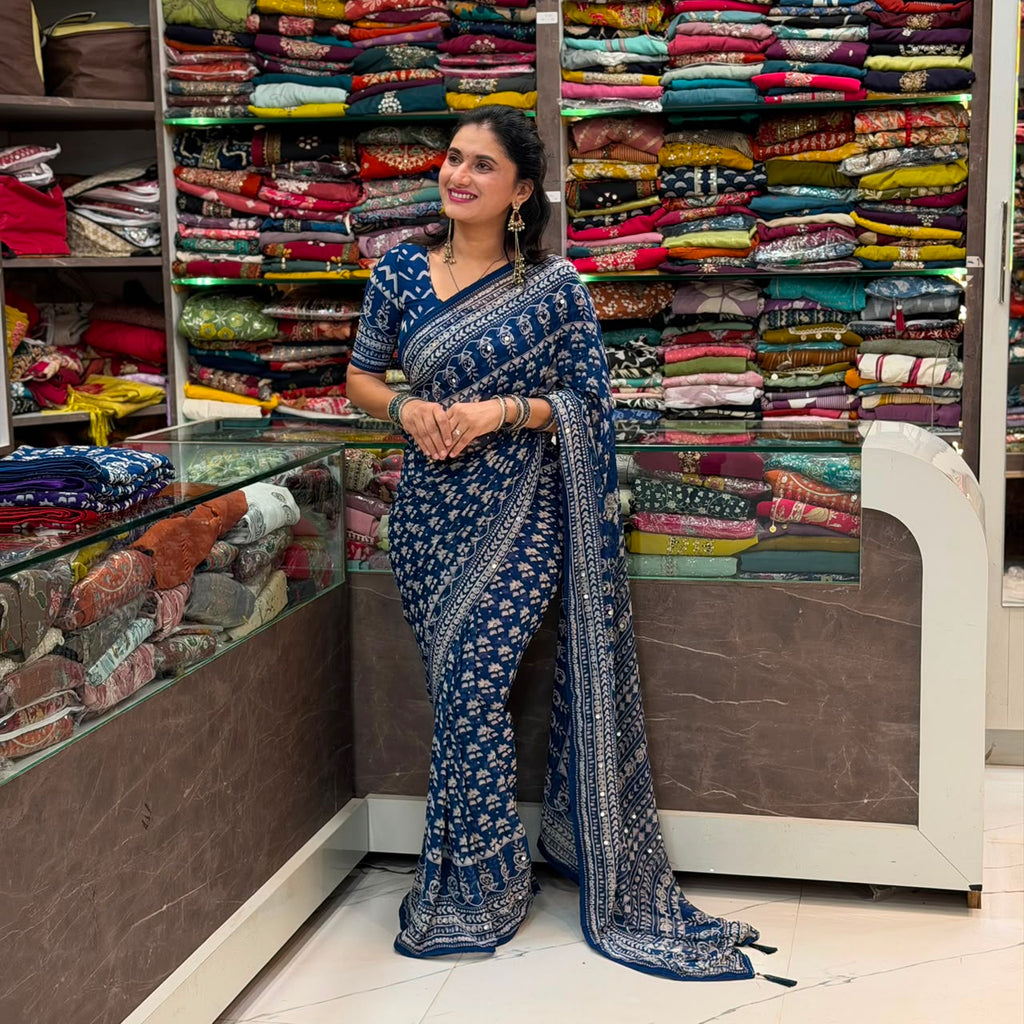 Karina Georgette Printed Saree