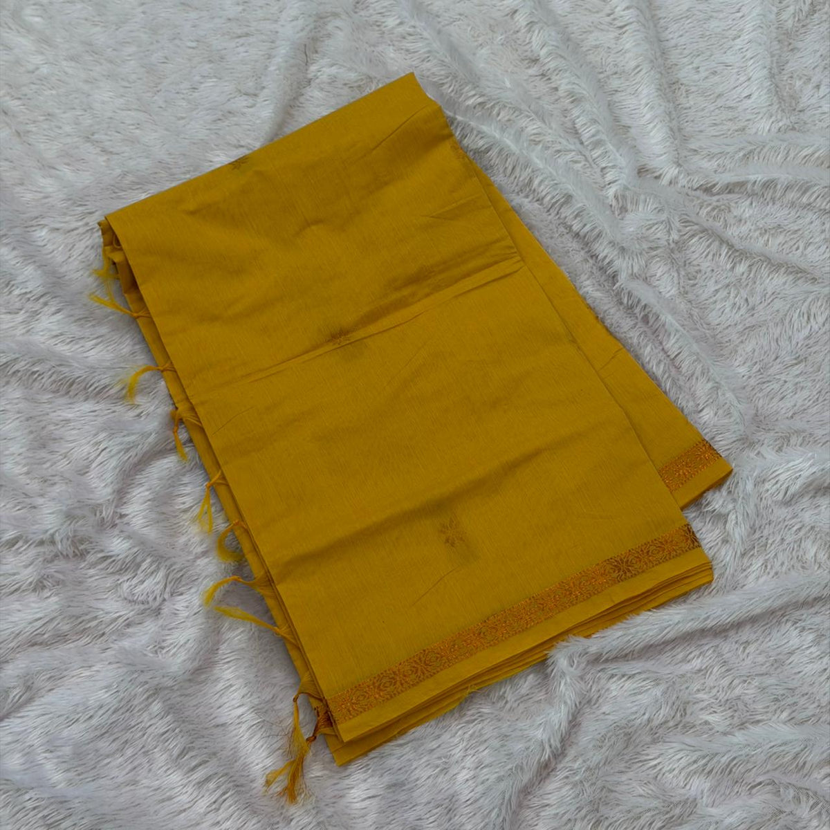 Rangoli Maheshwari Saree -  Badami