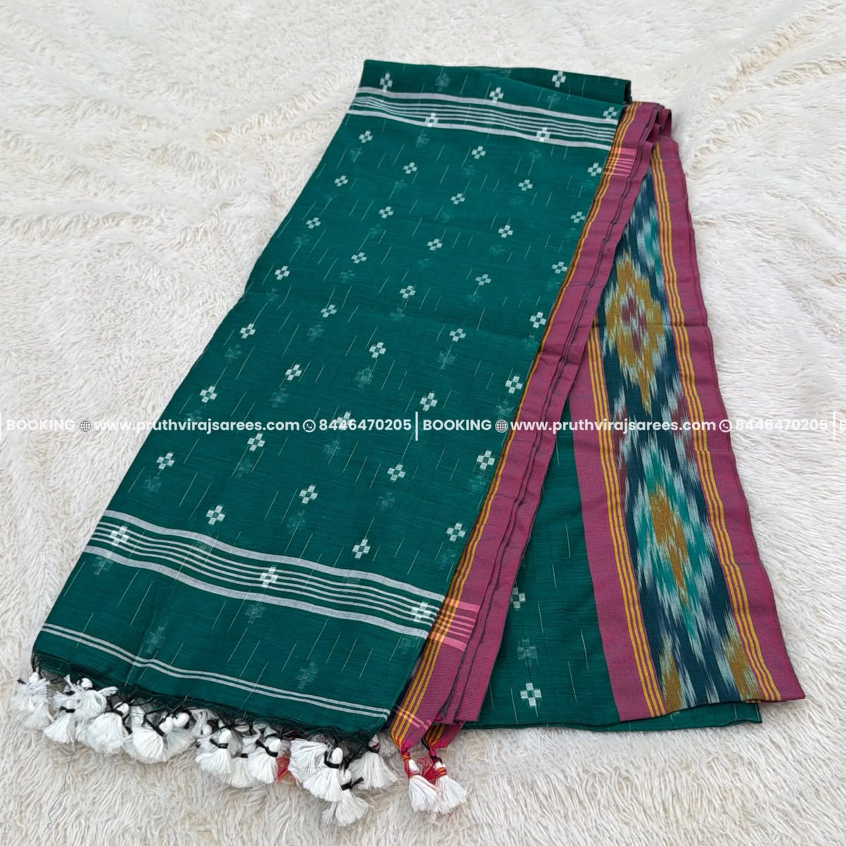Kolkata Jamdani Designer Saree –  Morpankhi