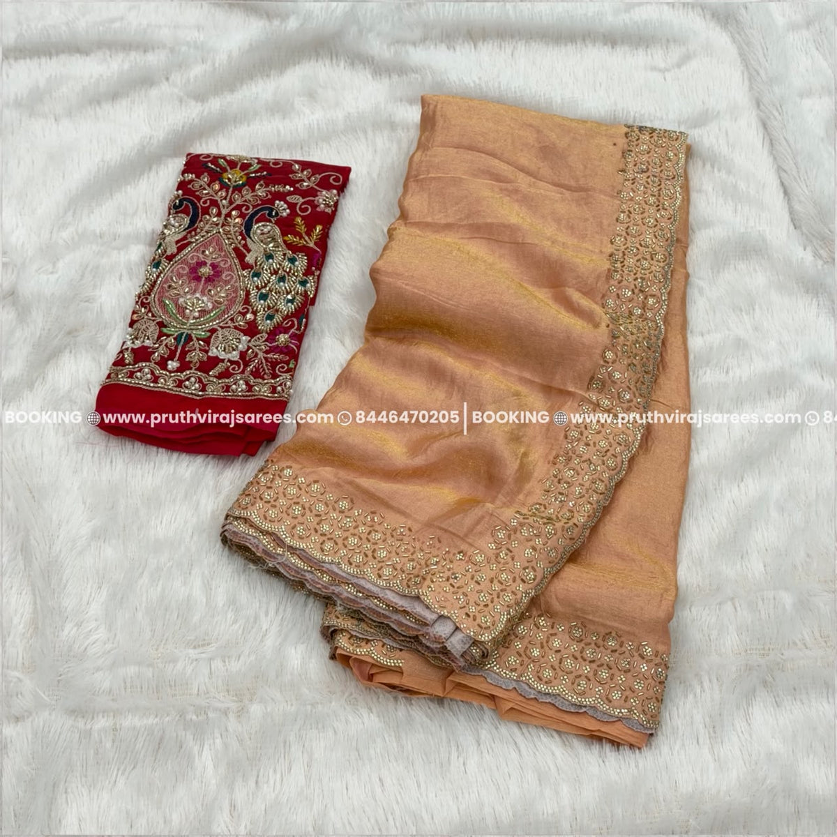 Designer Embellished Saree  - Aboli