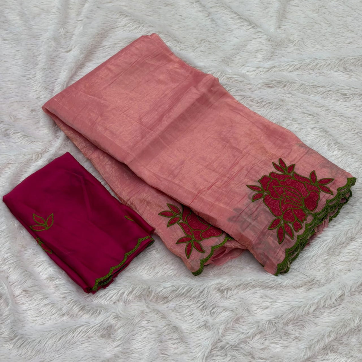 Rose Designer Saree - Aboli