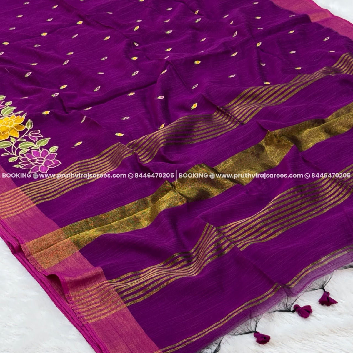 Naina Saree - Deep Purple
