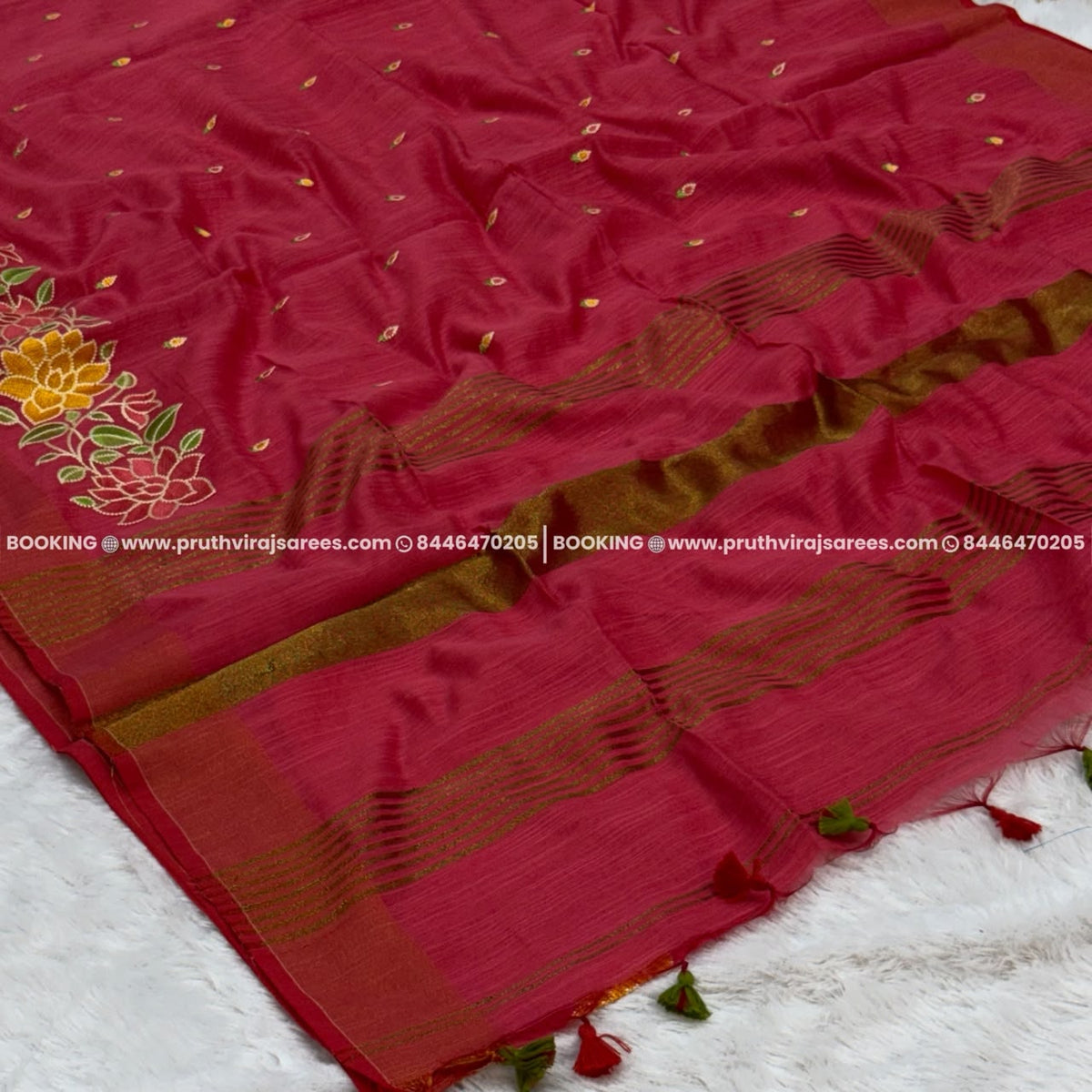Naina Saree - Marron