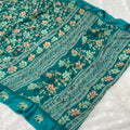 Weightless Marshmallow Fabric Saree - Morpankhi
