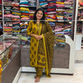 Point 8 Brand Cotton Dress Set - Mustered Yellow