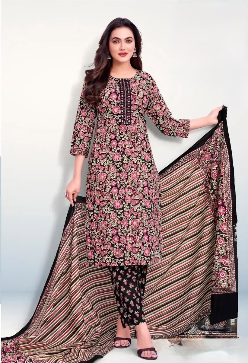 Point 8 Brand Cotton Dress Set - Wine
