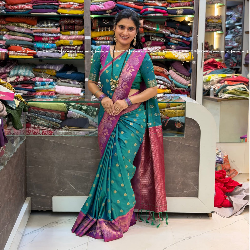 Kanjivaram Saree - Morpankhi