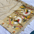 Rajhans Kalkatta Cotton Saree - Off White