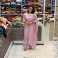 Farshi Pattern Dress – Pink