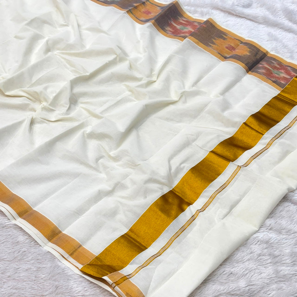 Shravan  Special White Saree