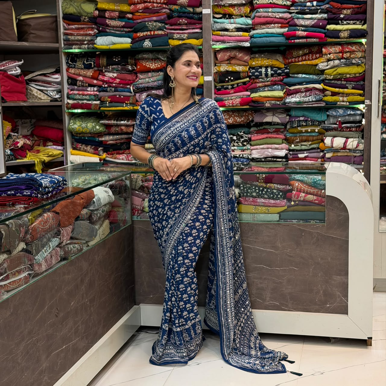 Karina Georgette Printed Saree
