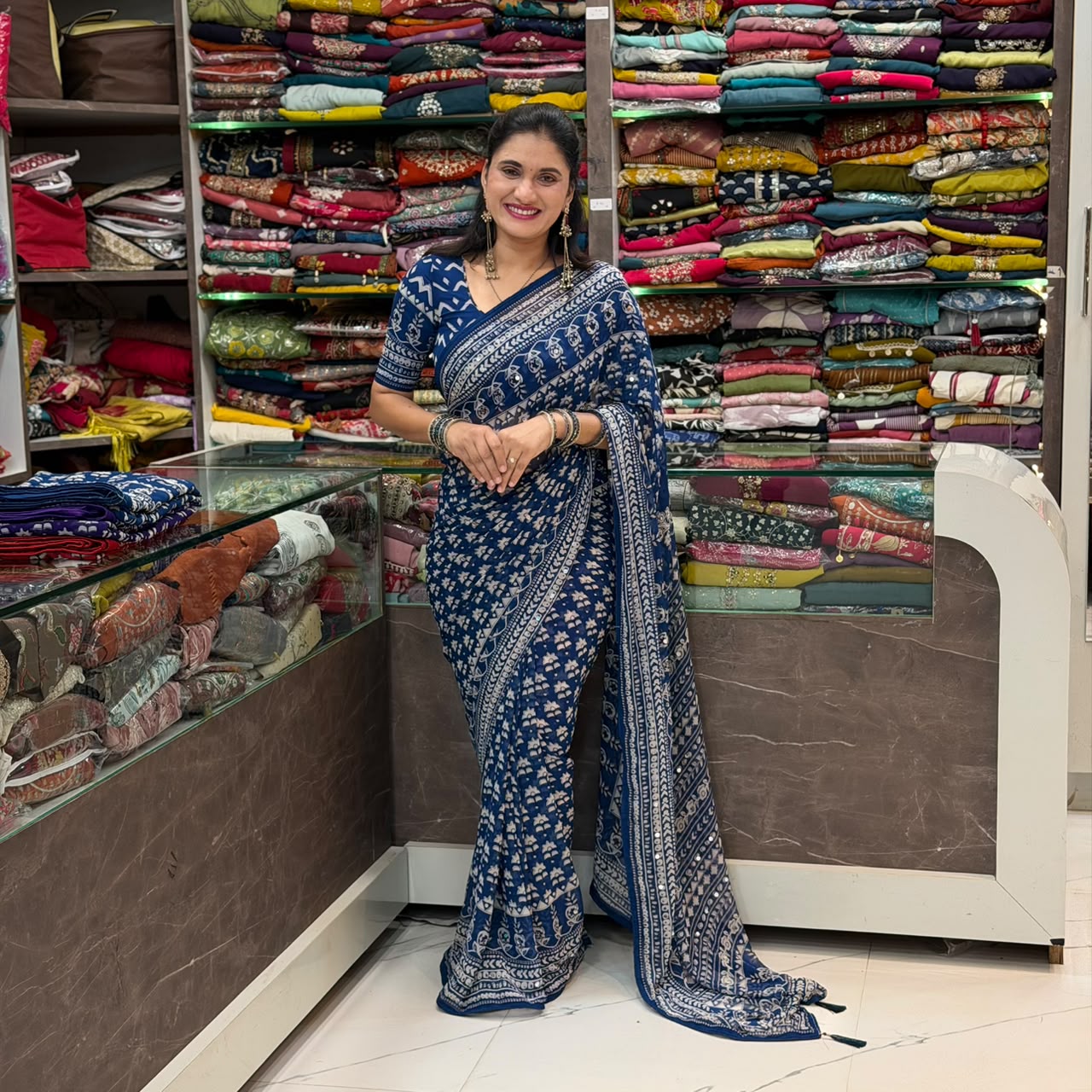 Karina Georgette Printed Saree