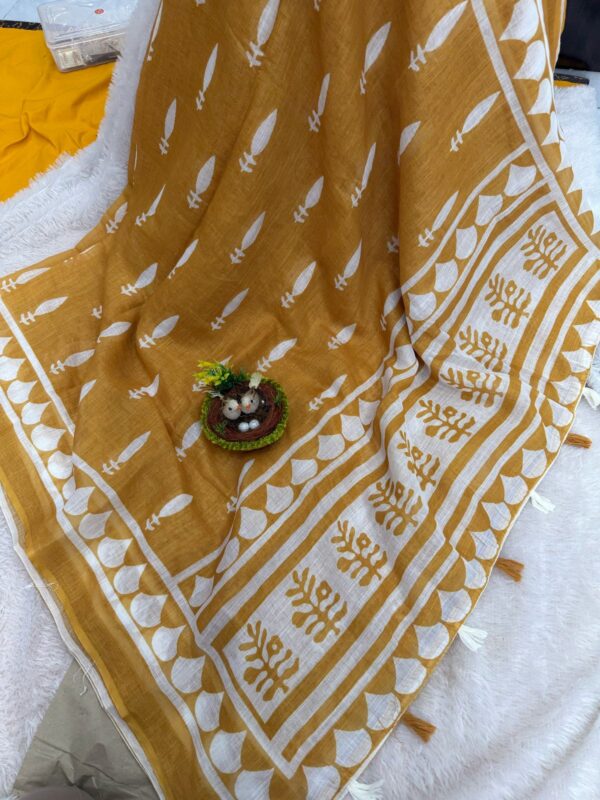 Linen Special - Mustard Yellow - Image 2