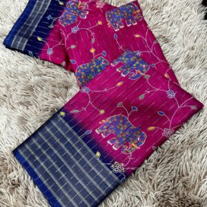 Malai Silk Saree Pink