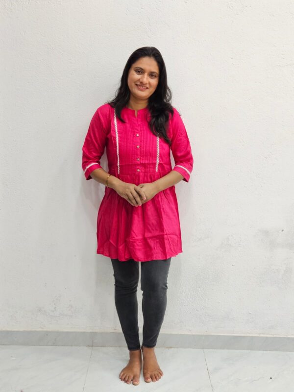 Short Kurti-RaniPink