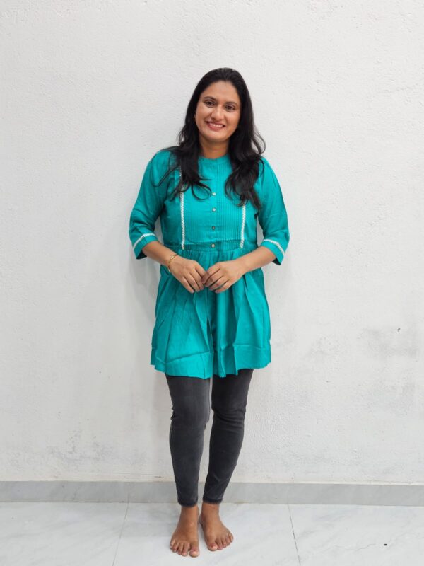 Short Kurti-SkyBlue