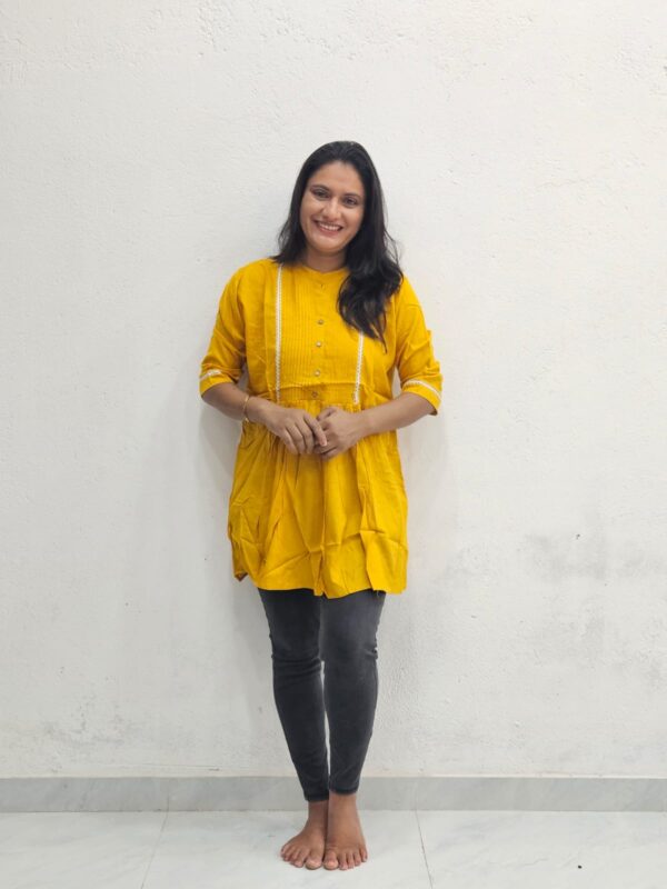 Short Kurti-Yellow
