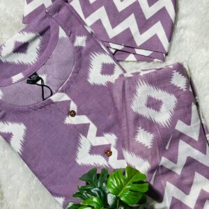 IKKAT DRESS_Purple