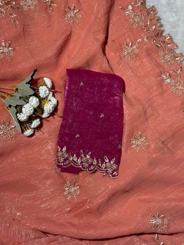 Spece Silk Designer Saree Aboli