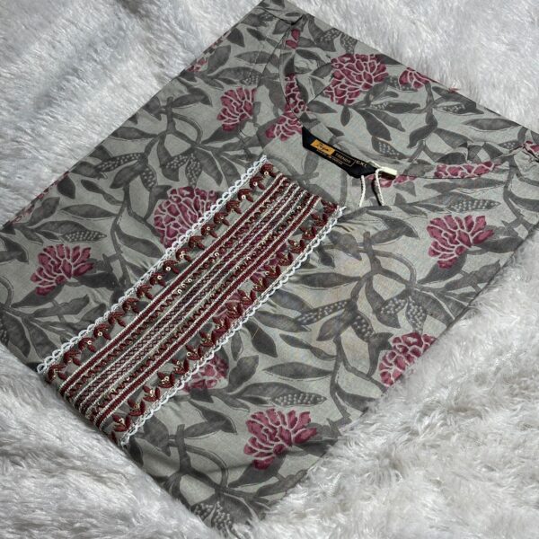 Cotton Kurti_Grey