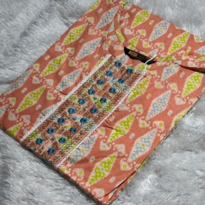 Cotton Kurti_Orange