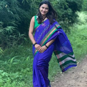 Rakumai Saree Magenta color