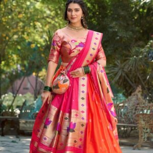 Lehenga- Orange