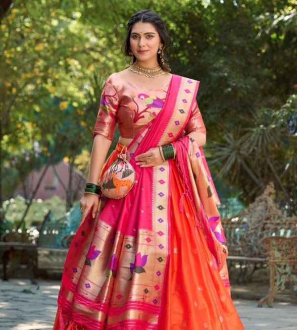 Lehenga- Orange