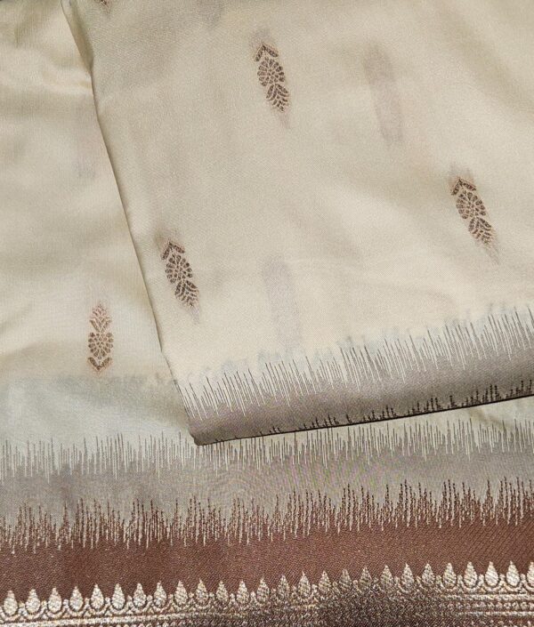 Navratri Special Soft Silk Saree- COFFE